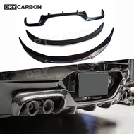 For E63 2006-2010 for BMW 6 Series E64 M6 Carbon Fiber Front Bumper Lip Rear Boot Duck Spoiler Wing 