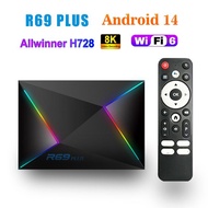 R69PLUS TV Box8K Wireless wifi6TV Box Allwinner H728Bluetooth tvbox New