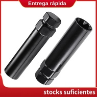 7 Spline Lug Nut Key 6 Spline Lug Nut Socket Removal Tool, 2 PCS Dual Hex Drive Aftermarket Wheel Lo