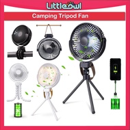 15000mAH Camping Fan Portable Rechargeable Fan Light With Tripod