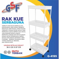 4-Tier Kitchen Shelf GSF 4193, 4195 / Bathroom TOILET Shelf GSF 4193, 4195 / Push Trolley SALON Shel