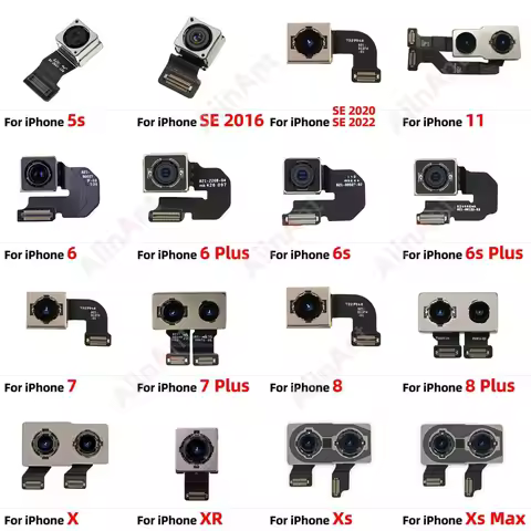 AiinAnt 100% Test Rear Camera Main Back Camera Flex Cable For iPhone 11 X Xr Xs Max 6 6s 7 8 Plus SE