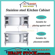 Stainless steel workbench Kitchen Cabinet Kitchen Commercial Table Work Table/stainless steel  table