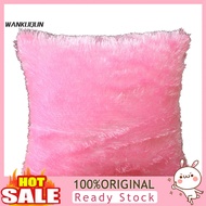 43x43cm Soft Plush Solid Color Throw Pillow Case Cushion Cover Home Sofa Decor