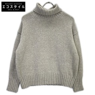 McAfee 2023 年淺灰羊絨高領套頭衫，S 碼 [二手]