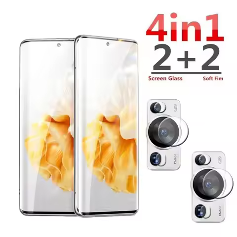9D Glass For Huawei P60 Pro Screen Tempered Front Protector Clear Film For Huawei P60 pro Soft Camer