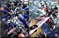 Bandai 全新 MG 1/100 突擊自由 + 無限正義