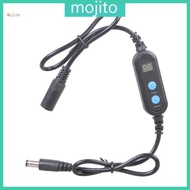Mojito 5 5x2 5mm Digital Display Timer Power Cord 5V 12V 24V 1-24 Hour For Fan LED Lamp