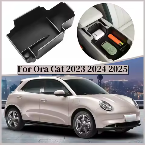Car Armrest Storage Box for Ora Funky Cat Ora Cat GWM Ora 03 2023 2024 2025 Interior Space-Saving Or