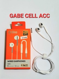EARPHONE/HEADPHONE/HANDSFREE/HEADSET WIRED EARPHONES OLIKE E201. OLIKE E20S