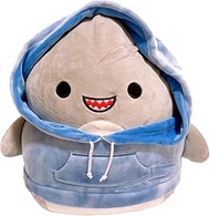 Kellytoy Squishmallow 12 Inch Hoodie Plush | Gordon The Shark