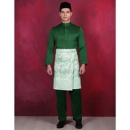 [Ready Stock] Jakel Baju Melayu Exclusive Aaron Aziz Cekak Musang Berpesak/ Free Sampin & Button/ Co