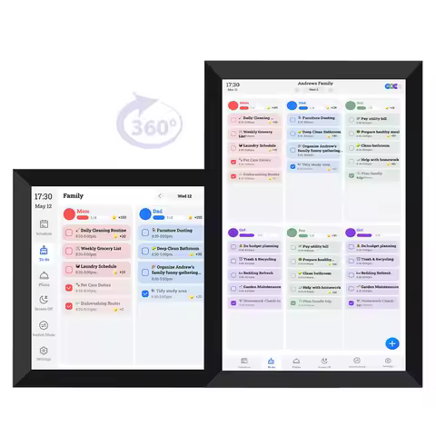 10.1 Inch HD Touchscreen Smart Digital Calendar WiFi Sync iCloud/Google/Outlook Family Office Chore 