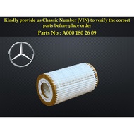 Mercedes Benz - E-Class M-Class C-Class SLK Oil Filter A000-180-26-09