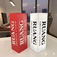 Neon Box Standing Table Viral Trendy Acrylic Night Light Coffeeshop