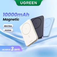 UGREEN 10000mAh Magsafe mini Powerbank 10000mAh Magnetic Wireless Powerbank for Samsung S24 Ultra S23 Ultra iPhone 15 Pro Max， iPhone 14， iPhone 13 Pro Max
