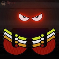 FLYTOP 2Pcs Universal Car Reflector Sticker Safety Warning Mark High Reflective Eyes Sticker C3Q4