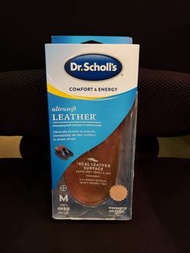 《包順豐站自取》DR SCHOLL’S Ultrasoft leather insoles 爽健男裝超柔軟真皮鞋墊 size M