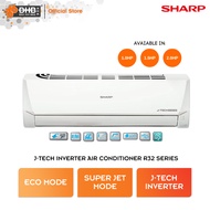 Sharp J-Tech Inverter Air Conditioner AHX9VED2 AHX12VED2 AHX18VED R32 1.0/1.5/2.0HP Aircond Penghawa Dingin