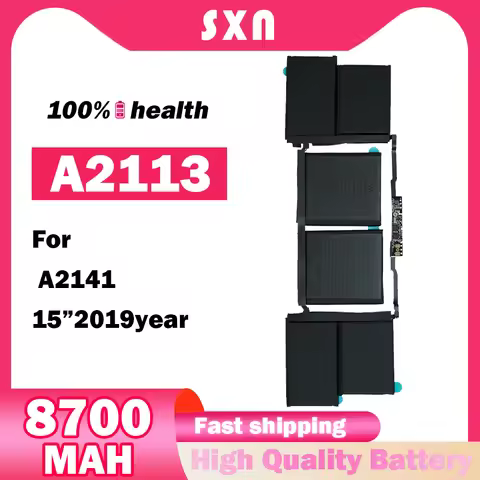 A2113 is suitable for Apple laptop battery Macbook Pro 15 inch 2019 model year A2141