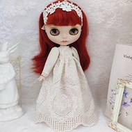 MIHAN Corduroy Overalls Skirt, DIY Accessories Mini Princess Vintage Dress, Gift Toys Fashion Cute D