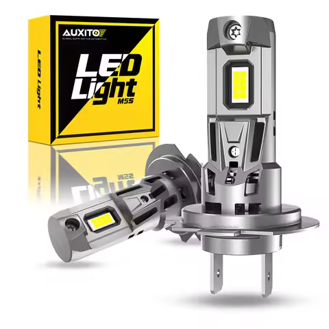 AUXITO 2Pcs H7 LED Bulb Canbus 120W 22000LM 1:1 Mini Size Head Lamp Wireless High Power Turbo Bulb P