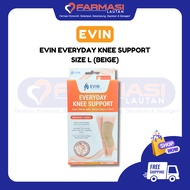 EVIN EVERYDAY KNEE SUPPORT SIZE L (BEIGE)