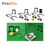 [PETSOLA] 3 Putting Gates, Golf Training Aid, Portable & Lightweight, Golf Training Equipment for Pu