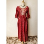 Designer Anarkali Gown (Red - 1001)