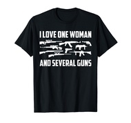 One Woman & Several Guns Pro 2A Gun Lover Gun Enthusiast T-Shirt