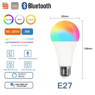 MOES WiFi Zigbee Bóng Đèn LED Thông Minh RGB Âm Trần GU10 E27 E14 Đèn Nến 2700-6500K Tương Thích Với
