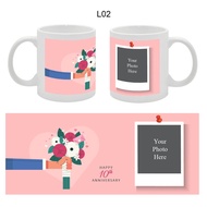 L02 Anniversary Color Changing Mug Photo Print Ceramic Mug Coffee Mug Love Mug Couple Gift For Her G