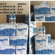 Air mineral siqaya 220 ml, @48 pcs / dus