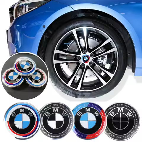 56/68mm Car Wheel Center Covers Hub Caps Auto Badge Hubcaps For BMW M 1 2 3 4 5 7 Series X1 X3 X4 X5