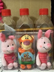 台灣 午後紅茶 水樽 公仔 跳跳虎  小豬 維尼 熊抱哥 草莓熊 pooh