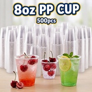 PP Plastic Cup 8oz / 8oz Cawan Plastik - 100pcs+- / Katering / Catering / Part Cup / Disposable Cup