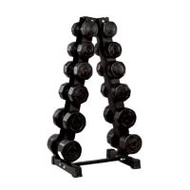 GSPORTS ชุดดัมเบลพร้อมชั้นวาง 72kg 3 4 5 6 8 10 รวม6คู่ สีดำ Dumbbell Set with 6-Pair A-Shaped Rack