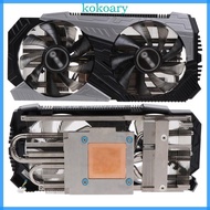 KOK 2PC GF10012H12SPA 4Pin Graphic Card Cooling VGA Fan for RTX2060 Super 6G 8G