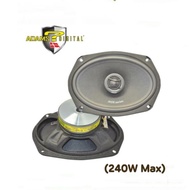 Adams Digital Jade Series JCX-669 6inch X 9inch 2-Way car Speaker (240W Max)