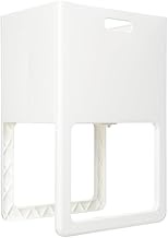Iseto I-541 Laundry Basket, Folding & Leg Basket, White, Width 15.7 x Depth 1.6 - 11.8 x Height 24.0