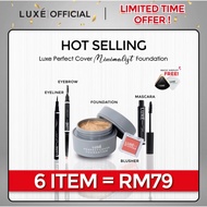 🔥 100%ORIGINAL LUXE FOUNDATION HQ⚡️LUXE FOUNDATION,LUXE PERFECT COVER FOUNDATION, LUXE MAKE UP, ALAT