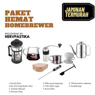 Paket alat seduh kopi barista manual home brewer manual brew v60