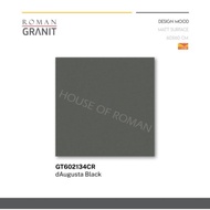 Roman Granit Daugusta Black 60X60 / Granit Abu-Abu / Granit Hitam /