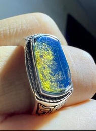 「琥珀之王」高藍界指 - 自己制作 DIY  「Dominican of Blue Amber / 多明尼加藍琥珀」 -  Hand made 手作