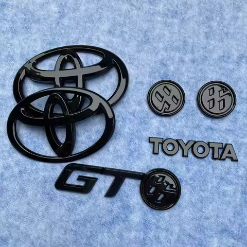 For Toyota 86 badge black car emblem GT86 model 2012-2016 2017-2019 the GT86 Black Warrior badge