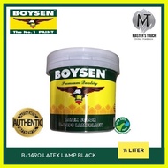 ✻ ▦ ☾ BOYSEN LATEX LAMP BLACK ¼LITER