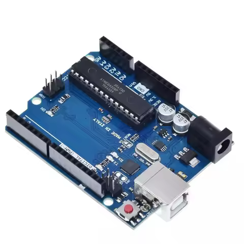 1 Set UNO R3 Official Box ATMEGA16U2+MEGA328P Chip For Arduino UNO R3 Development board + USB CABLE