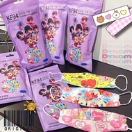 produk Masker KF94 ANAK BTS lucu isi 10pcs facemask barang berwalitas