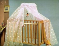 【小海豚】台製嬰兒床附支架專用蚊帳.適用各式大小嬰兒床使用.高雄市歡迎自取