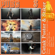 PUBG Poster Sticker | War War War War | War War War | Mobile Mobile Mobile | Game Game | Games Games
